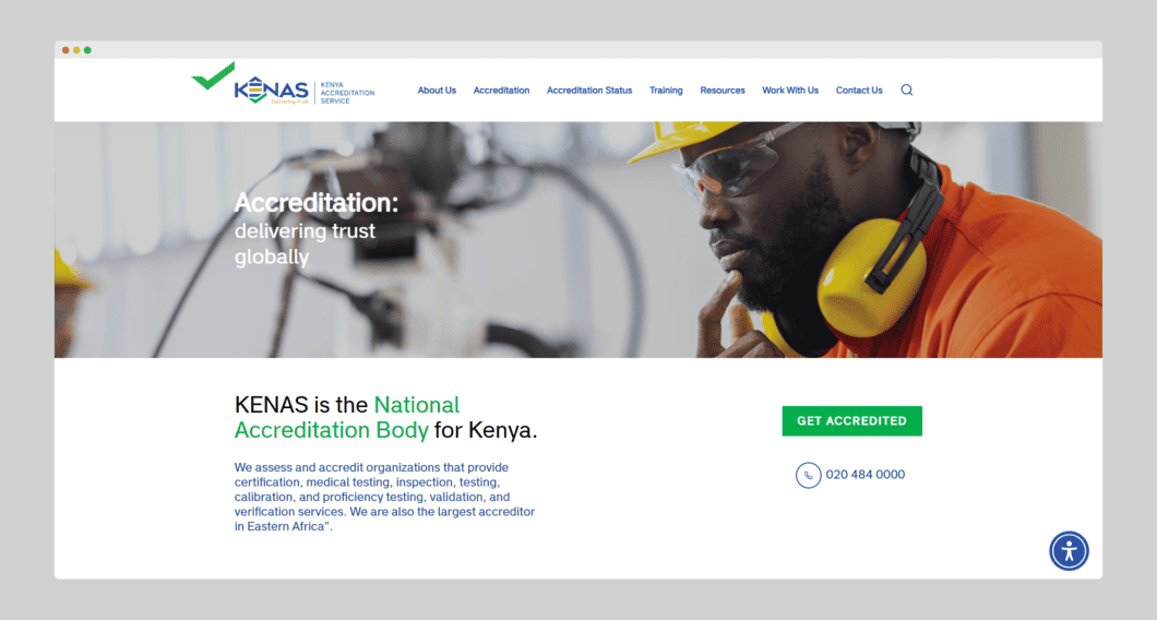 KENAS website